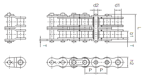 16B-2 ROLLER CHAIN 10FT | The Schaibley CO.